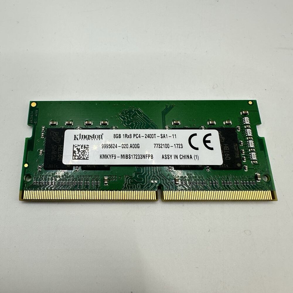 Kingston 8GB DDR4 2400MHz SODIMM Laptop RAM 1Rx8 PC4-2400T KMKYF9